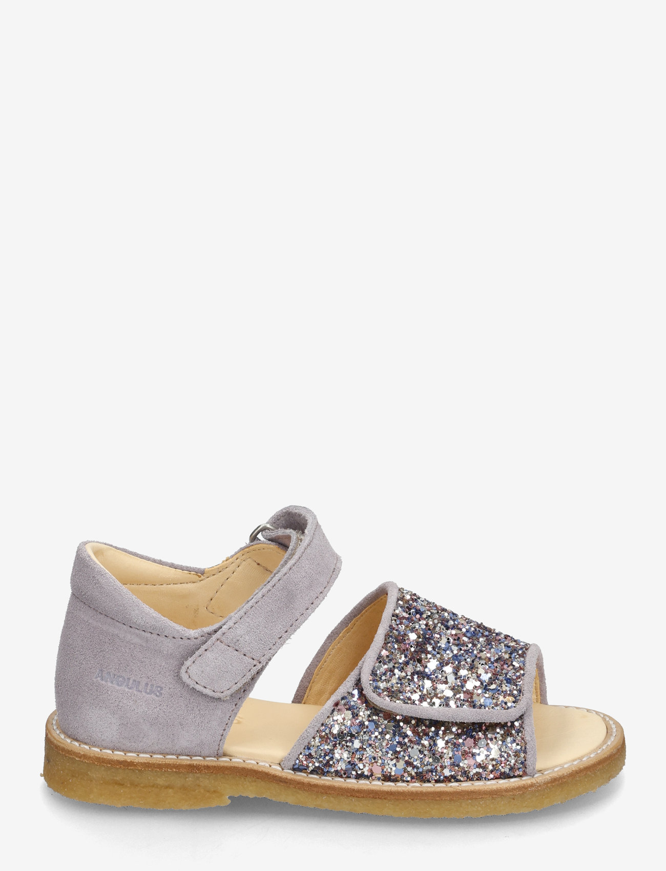 ANGULUS - Sandals - flat  - open toe - clo - børn - 3296/3231 pastel multi glitter - 1