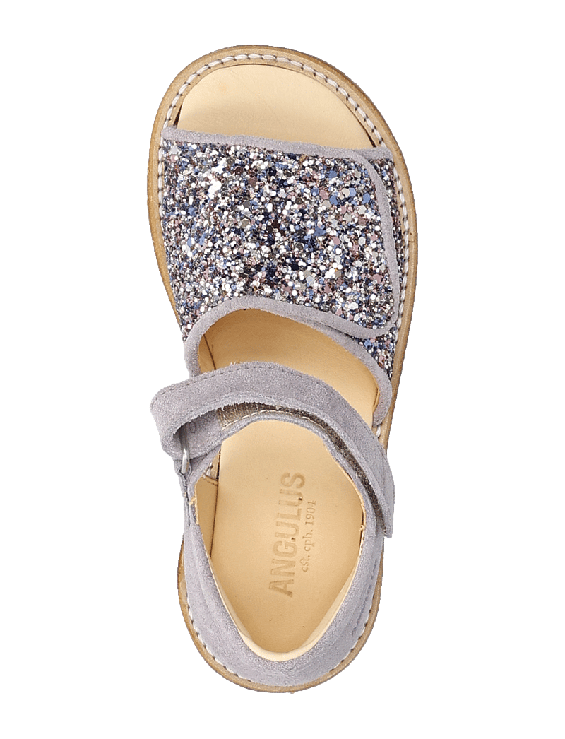 ANGULUS - Sandals - flat - open toe - clo - skor - 3296/3231 pastel multi glitter - 3
