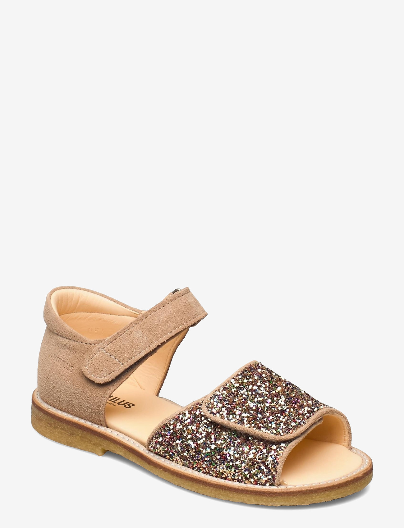 ANGULUS - Sandals - flat - open toe - clo - sommerkupp - 1149/2488 sand/multi glitter - 0