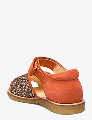 ANGULUS - Sandals - flat - open toe - clo - sommarfynd - 1141/2488 coral/multi glitter - 2