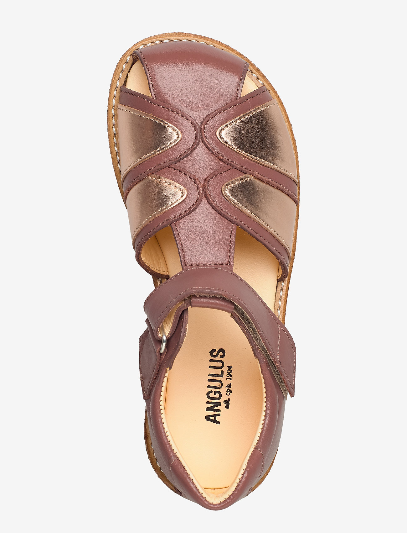 ANGULUS - Sandals - flat - closed toe -  - 1524/1311 plum/rose copper - 3