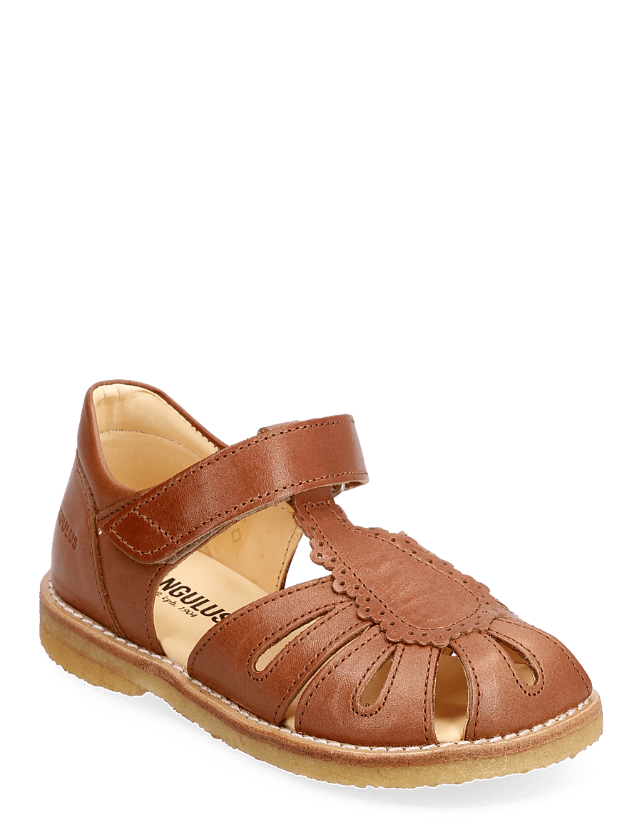 ANGULUS - Sandals - flat - closed toe - sandaler - 1789 tan - 1