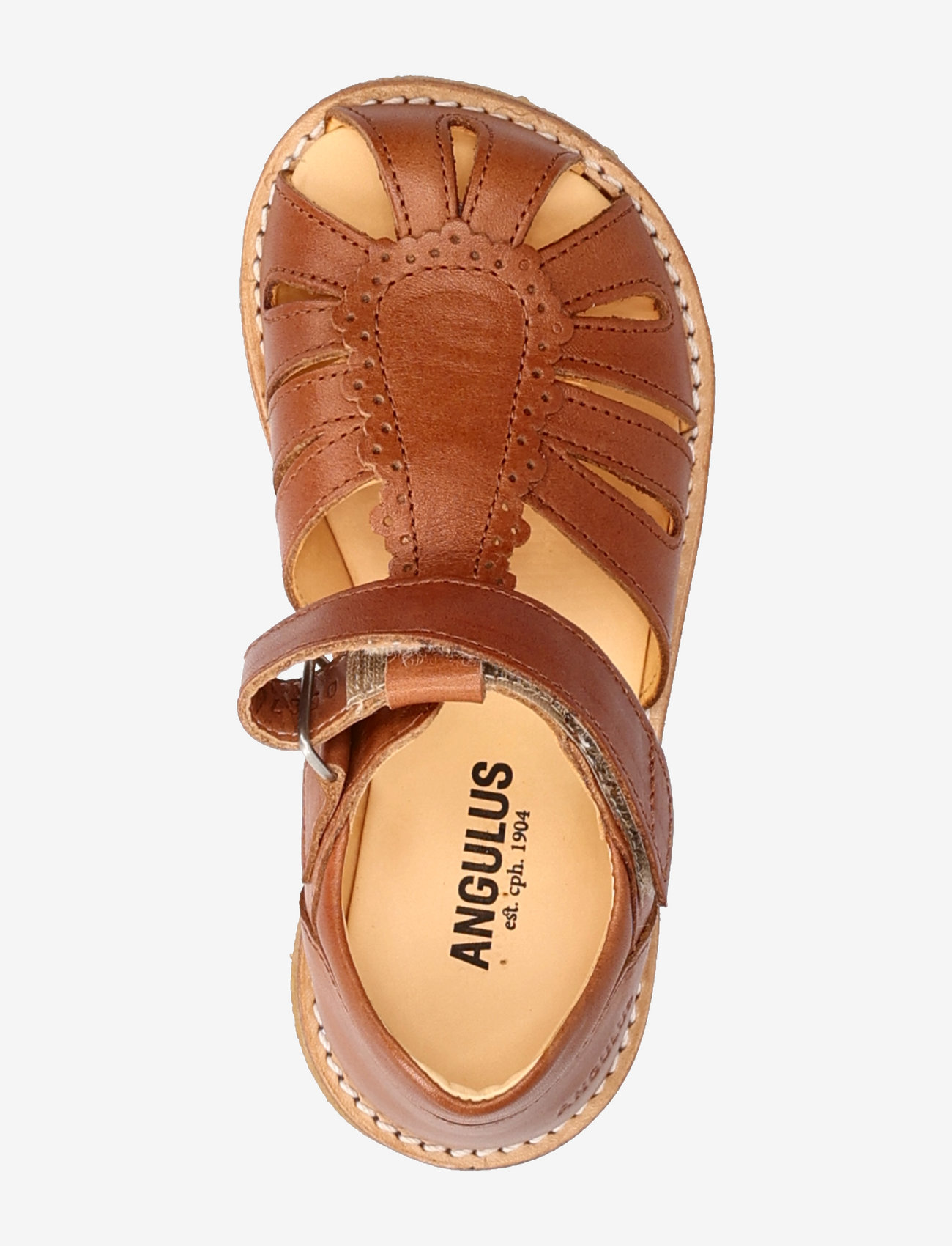 ANGULUS - Sandals - flat  - closed toe - shoes - 1789 tan - 4