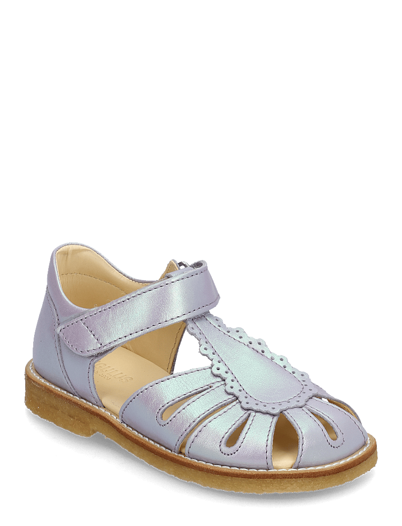 ANGULUS - Sandals - flat - closed toe - - schuhe - 3595 iridescent lilac shine - 0