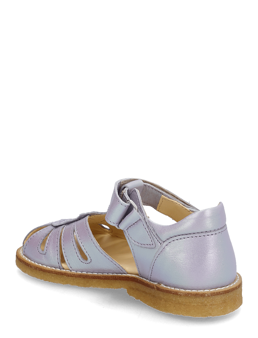ANGULUS - Sandals - flat - closed toe - 3595 iridescent lilac shine - 2