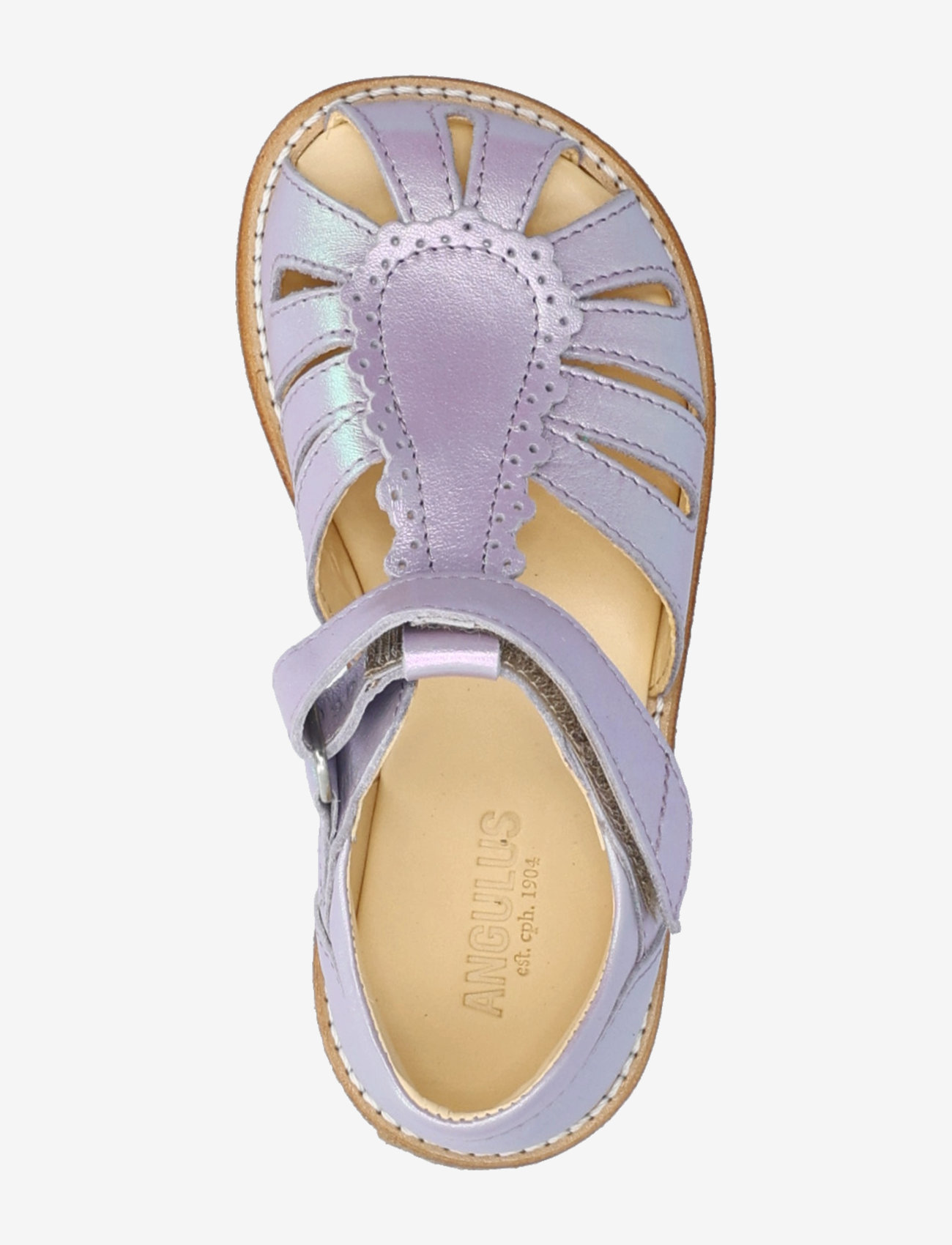 ANGULUS - Sandals - flat  - closed toe - skor - 3595 iridescent lilac shine - 3