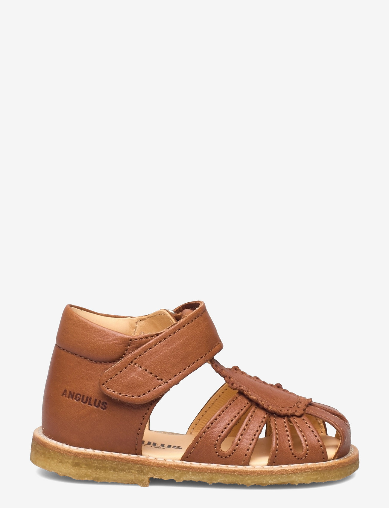 ANGULUS - Sandals - flat  - closed toe - fødselsdagsgaver - 1545 cognac - 1