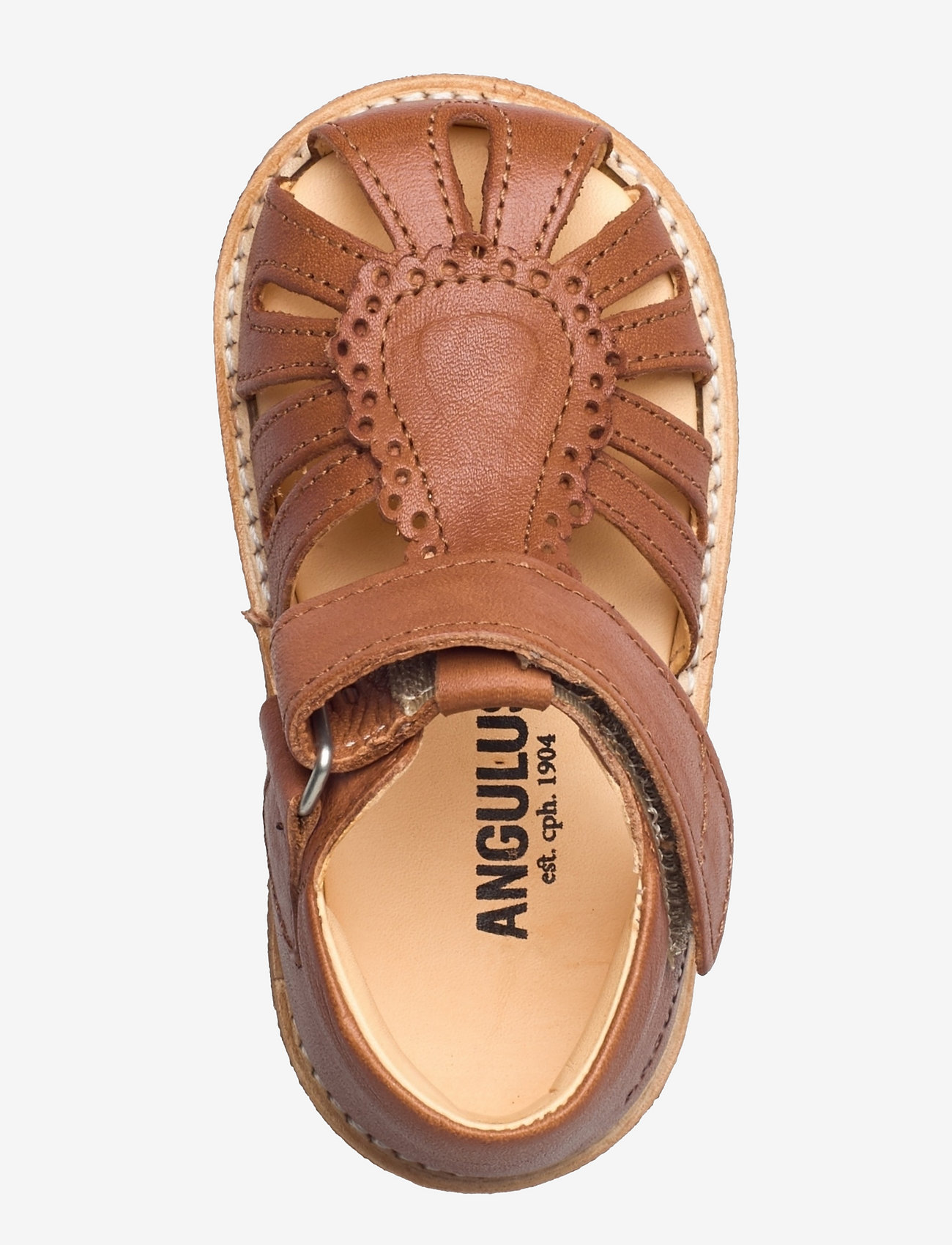 ANGULUS - Sandals - flat  - closed toe - fødselsdagsgaver - 1545 cognac - 3