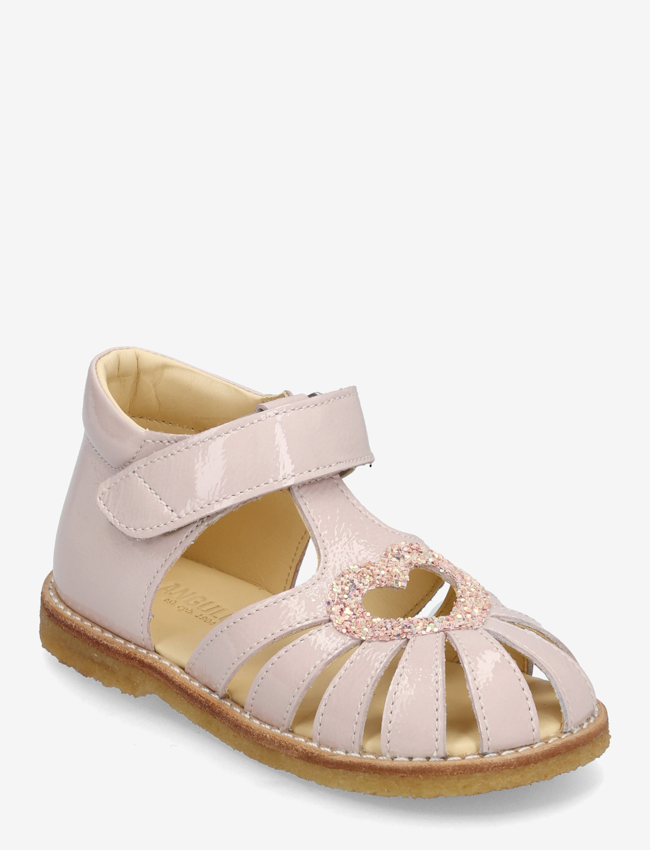 ANGULUS - Sandals - flat - closed toe - - sko - 2704/2750 pale rose/rose glitt - 0