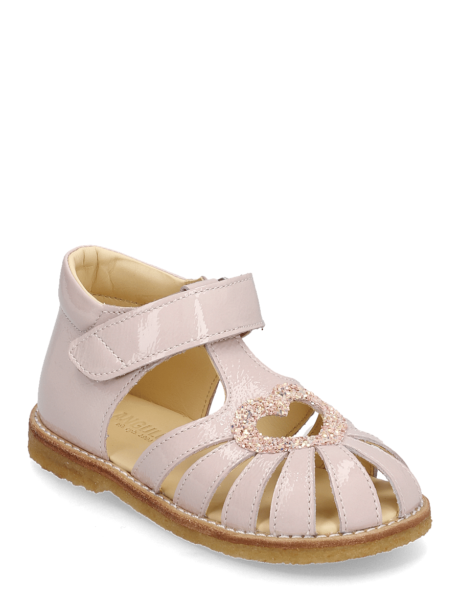 ANGULUS - Sandals - flat - closed toe - shoes - 2704/2750 pale rose/rose glitt - 0