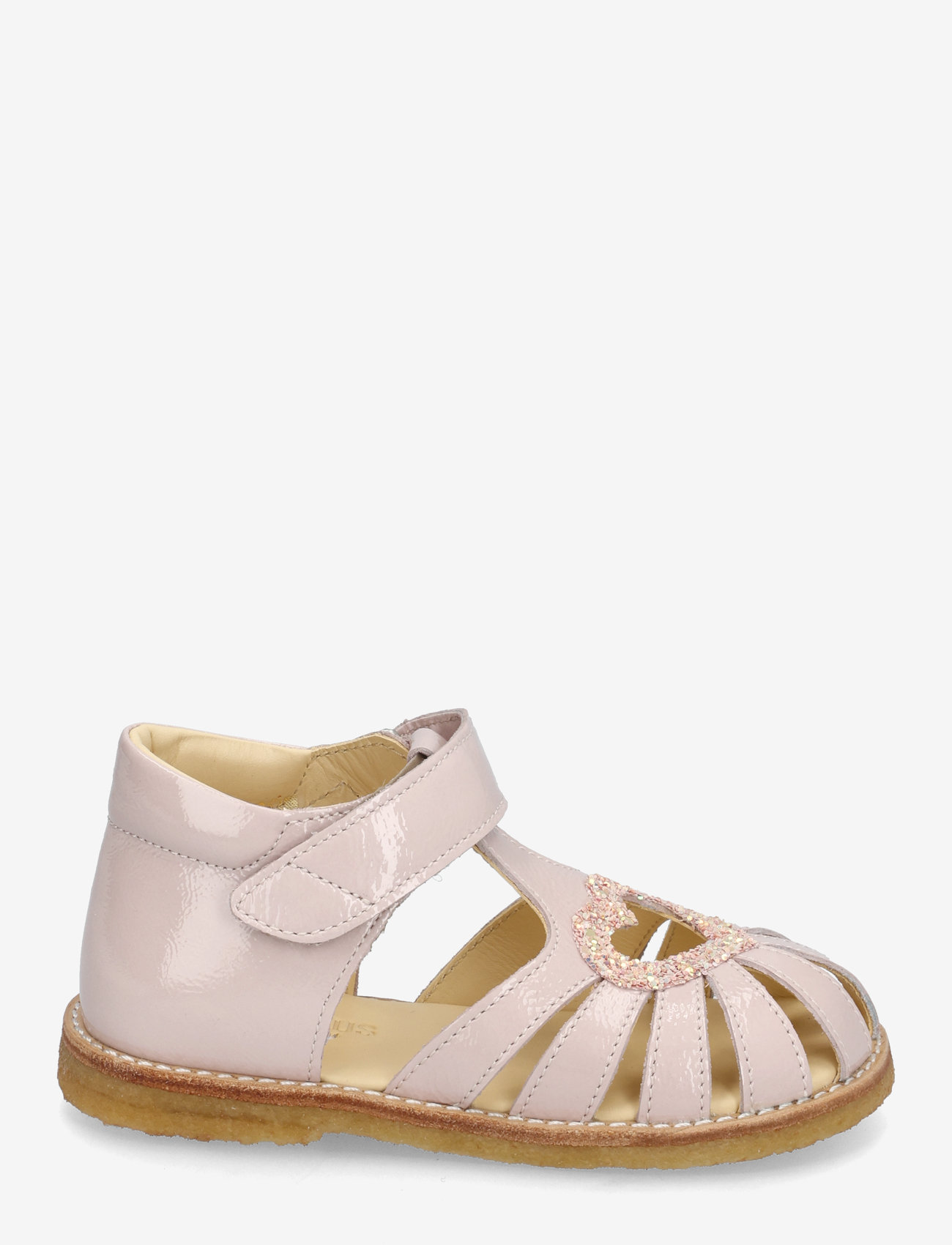 ANGULUS - Sandals - flat - closed toe - - sko - 2704/2750 pale rose/rose glitt - 1
