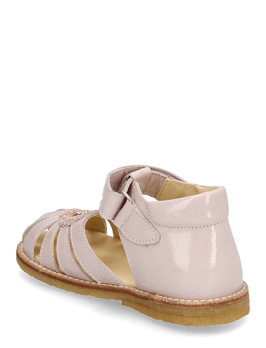 ANGULUS - Sandals - flat - closed toe - shoes - 2704/2750 pale rose/rose glitt - 2