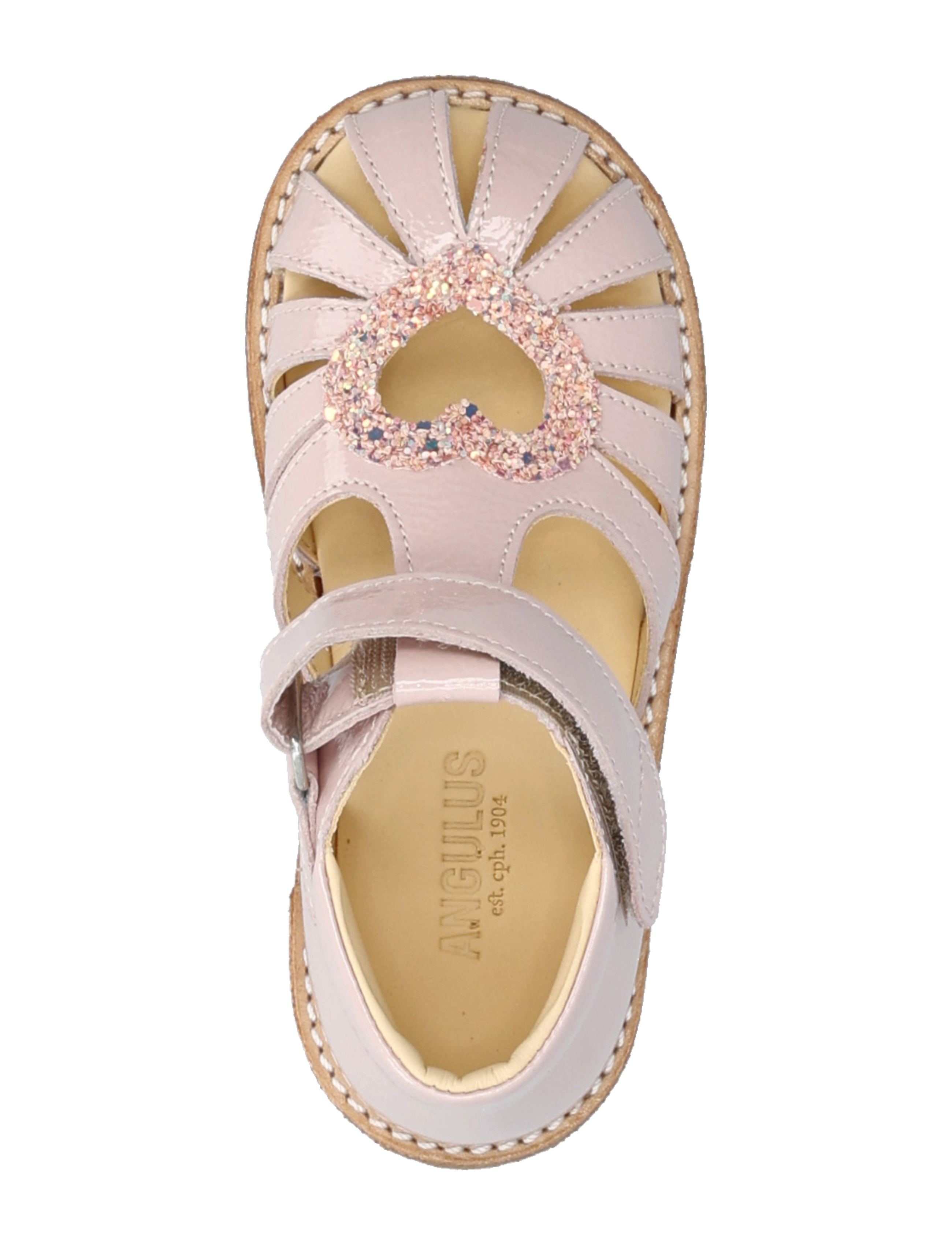 ANGULUS - Sandals - flat  - closed toe - sommerschnäppchen - 2704/2750 pale rose/rose glitt - 3