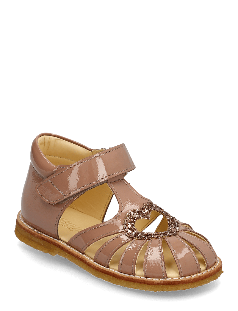 ANGULUS - Sandals - flat - closed toe - - skor - 3289/3297 clay/clay glitter - 0