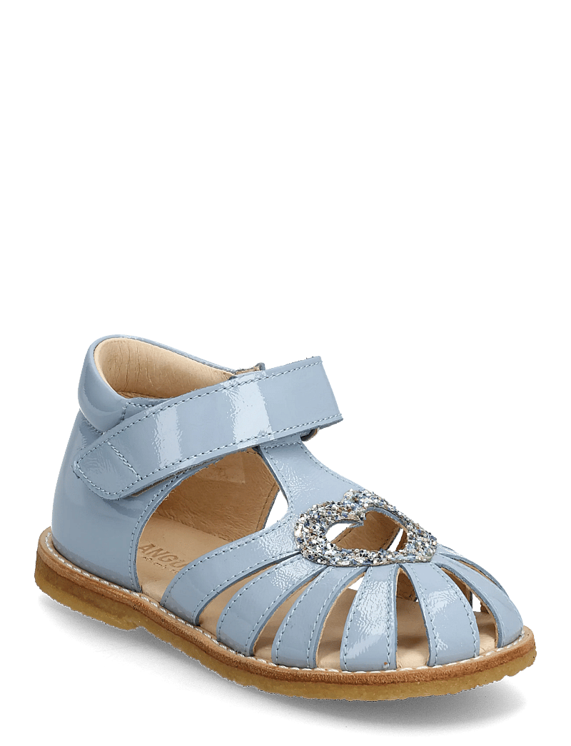 ANGULUS - Sandals - flat - closed toe - skor - 1331/3619 sky blue/spring mult - 0