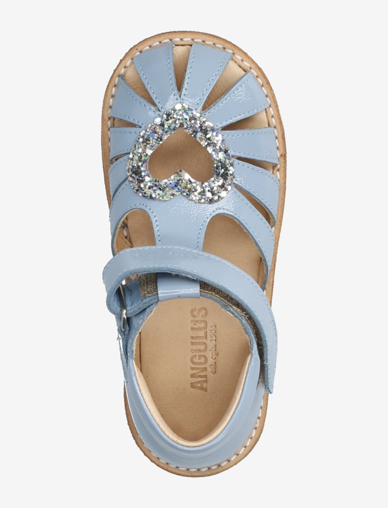 ANGULUS - Sandals - flat  - closed toe - sko - 1331/3619 sky blue/spring mult - 3