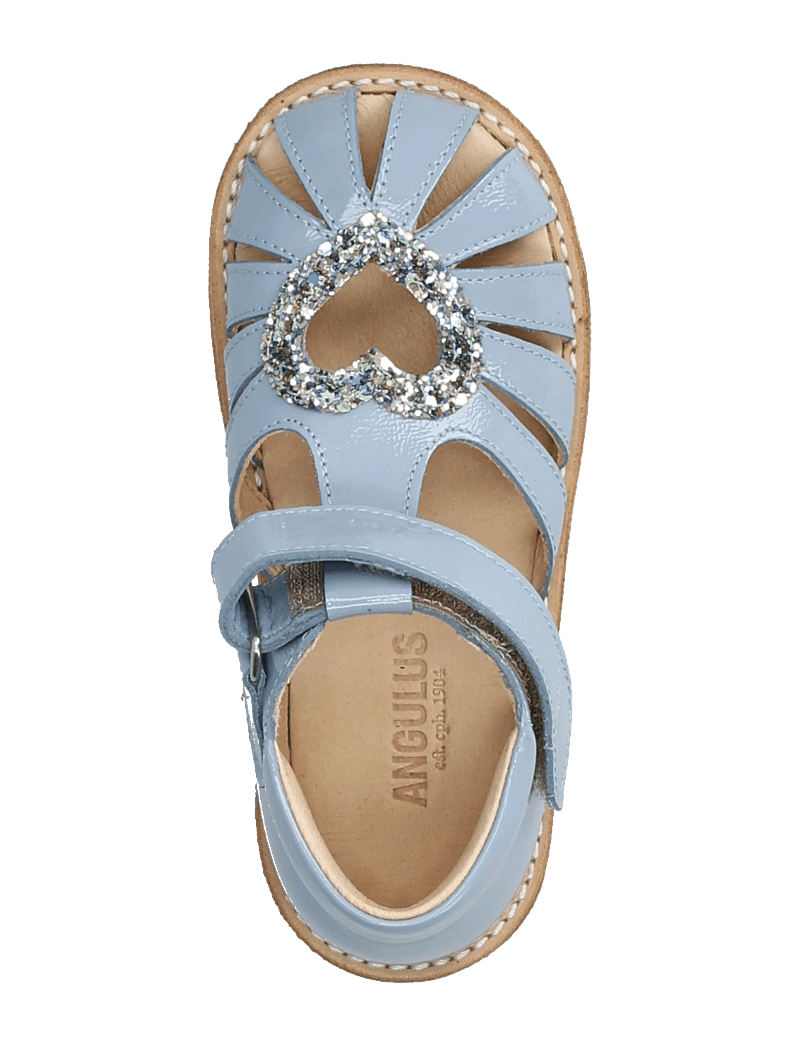 ANGULUS - Sandals - flat - closed toe - sko - 1331/3619 sky blue/spring mult - 3