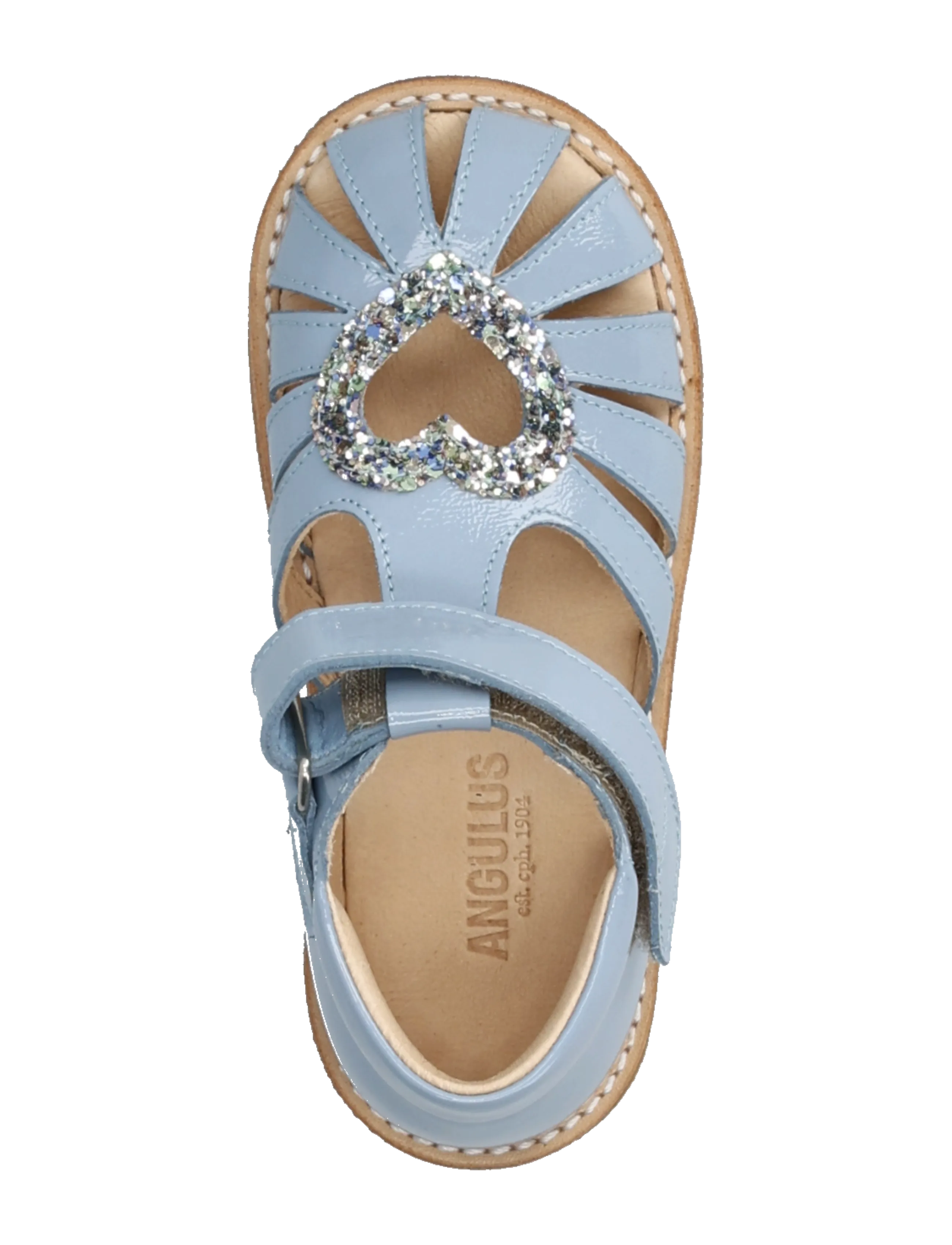 ANGULUS - Sandals - flat  - closed toe - schuhe - 1331/3619 sky blue/spring mult - 3