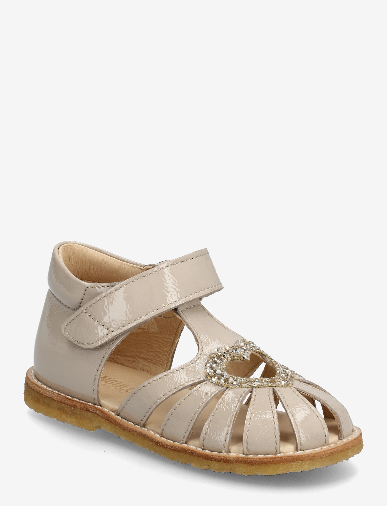 ANGULUS - Sandals - flat  - closed toe - schuhe - 4056/3618 sand/champagne glitt - 0