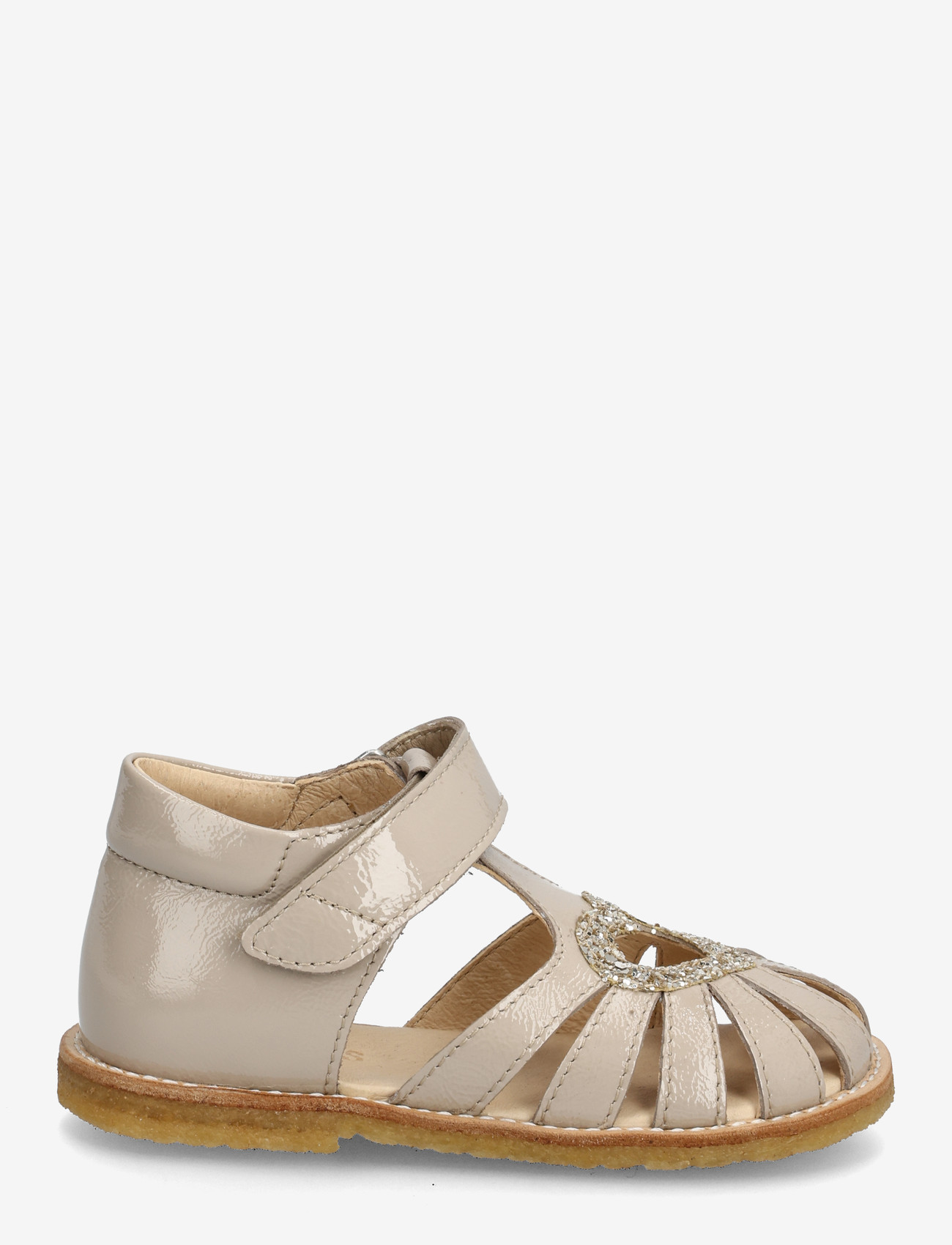 ANGULUS - Sandals - flat  - closed toe - schuhe - 4056/3618 sand/champagne glitt - 1