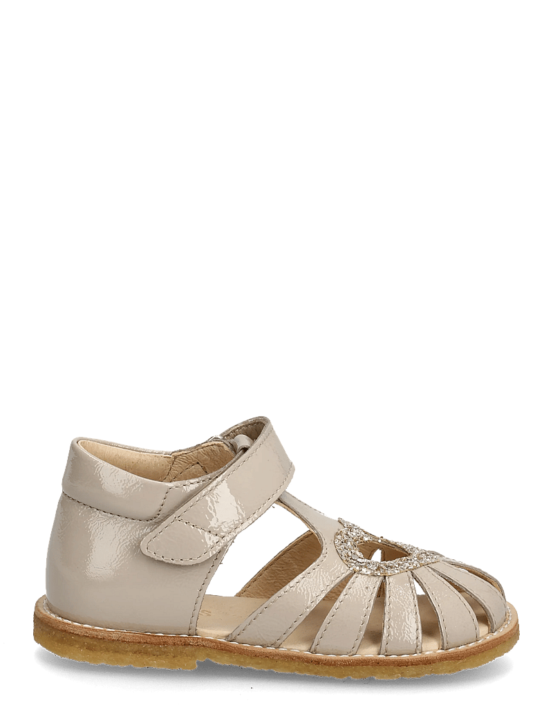 ANGULUS - Sandals - flat - closed toe - schuhe - 4056/3618 sand/champagne glitt - 1