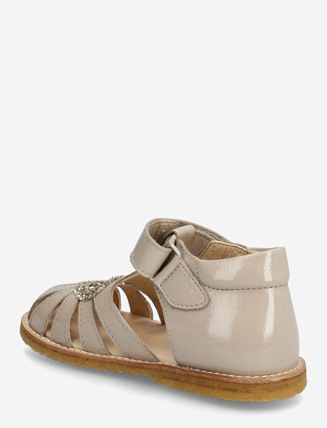 ANGULUS - Sandals - flat  - closed toe - schuhe - 4056/3618 sand/champagne glitt - 2