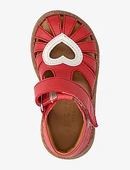 ANGULUS - Sandals - flat - closed toe - - sandaler - 1731/1493 red/off white - 3