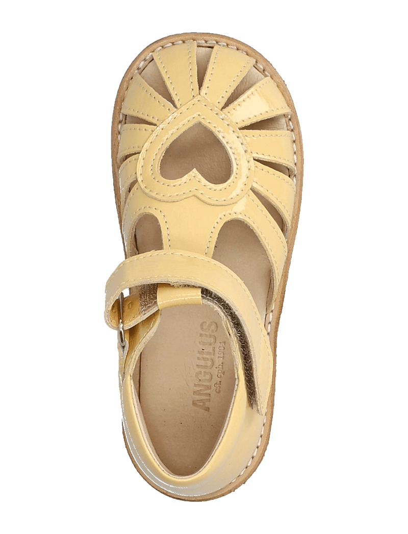 ANGULUS - Sandals - flat - closed toe - sko - 2706 mellow yellow - 3
