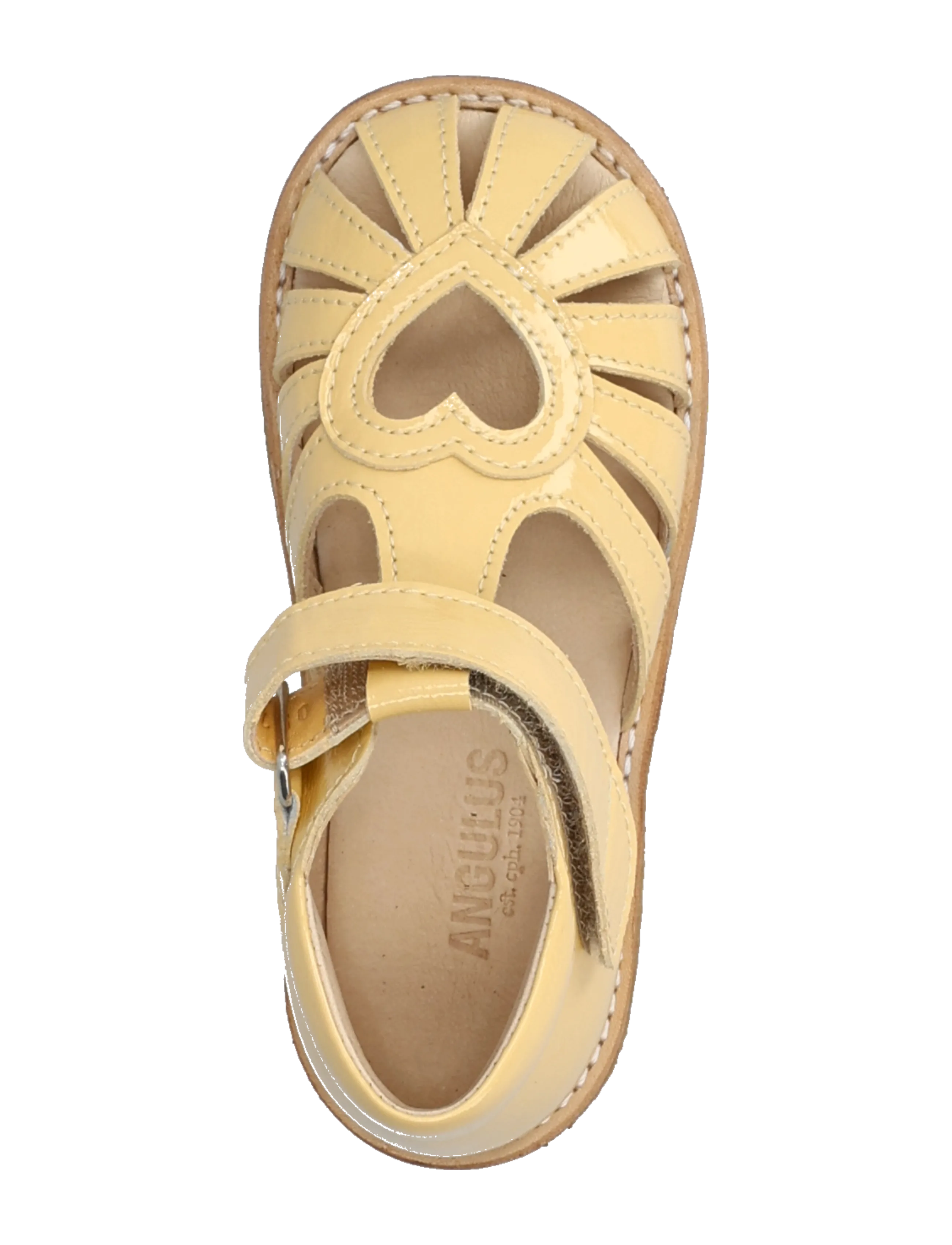 ANGULUS - Sandals - flat  - closed toe - shoes - 2706 mellow yellow - 3