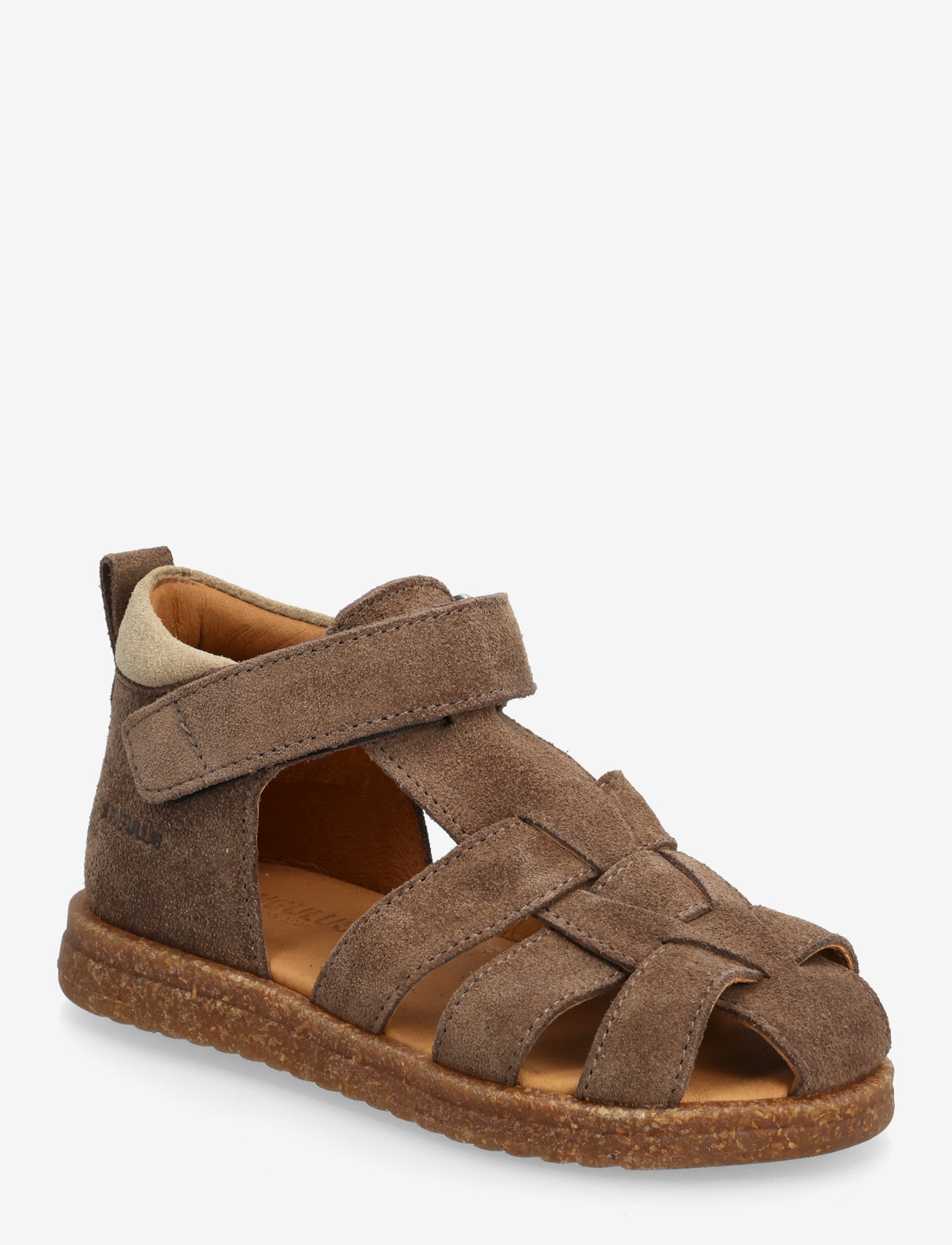 ANGULUS - Sandals - flat  - closed toe - sko - 1780/2217 dark taupe/sand - 0