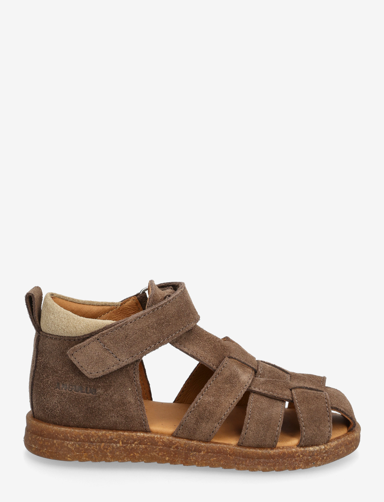 ANGULUS - Sandals - flat  - closed toe - sko - 1780/2217 dark taupe/sand - 1