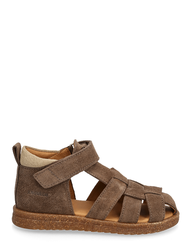ANGULUS - Sandals - flat - closed toe - sko - 1780/2217 dark taupe/sand - 1