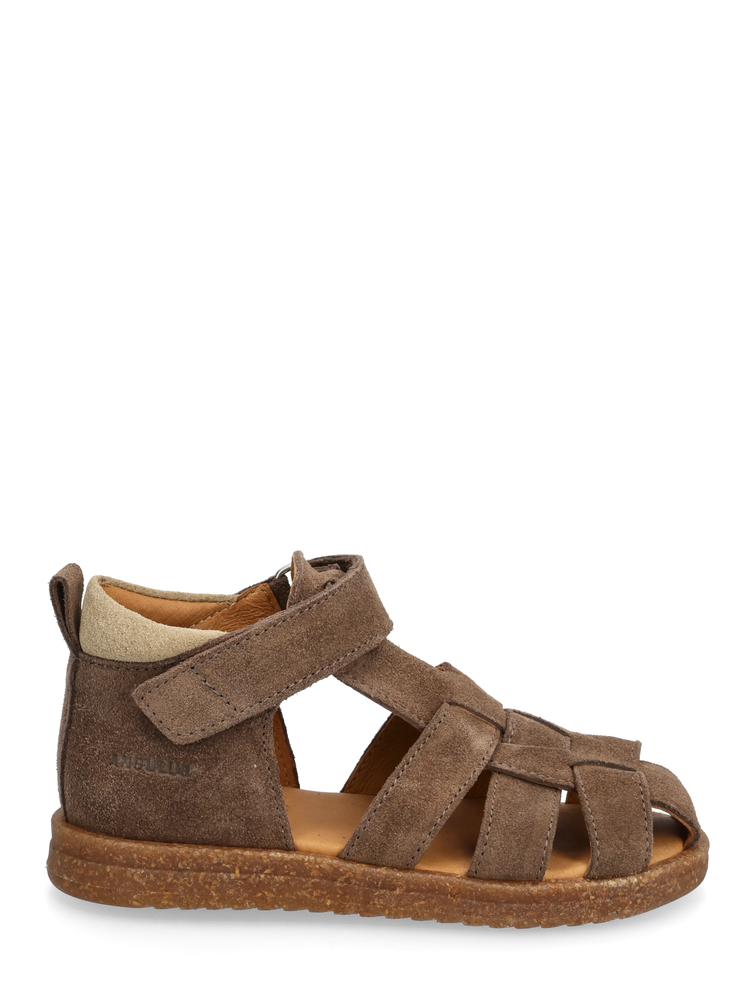 ANGULUS - Sandals - flat - closed toe - schuhe - 1780/2217 dark taupe/sand - 1