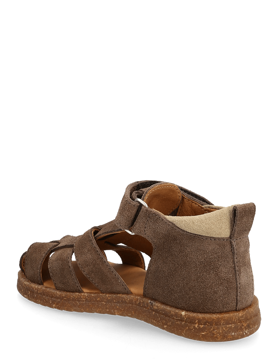 ANGULUS - Sandals - flat - closed toe - schuhe - 1780/2217 dark taupe/sand - 2