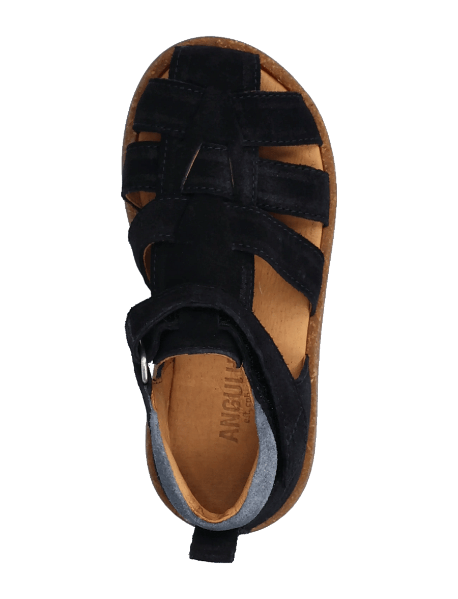 ANGULUS - Sandals - flat - closed toe - schuhe - 1778/2734 navy/blue fog - 3
