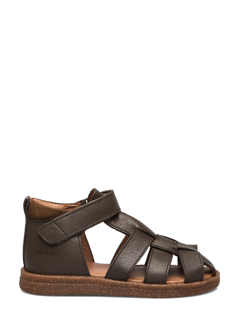 ANGULUS - Sandals - flat - closed toe - skor - 3207/2209 forrest/mustard - 1