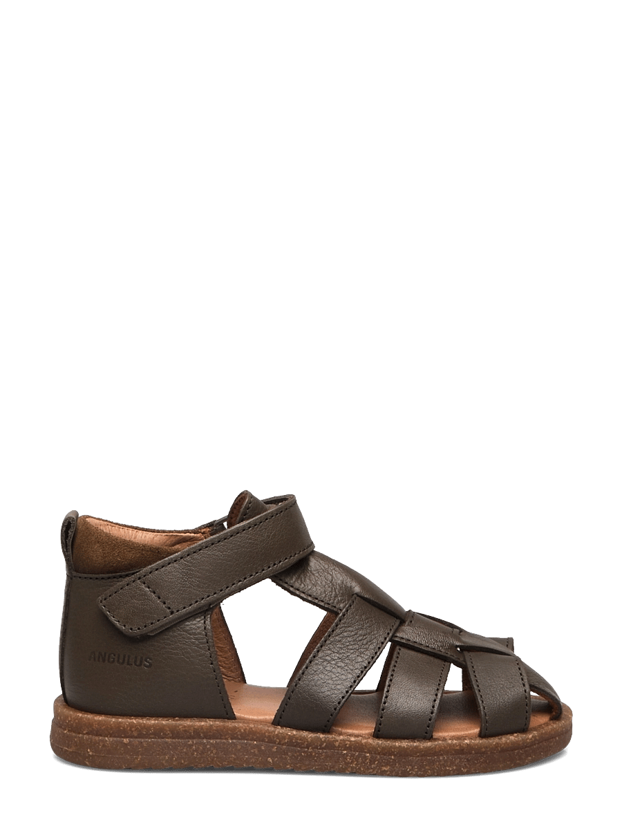 ANGULUS - Sandals - flat - closed toe - skor - 3207/2209 forrest/mustard - 1