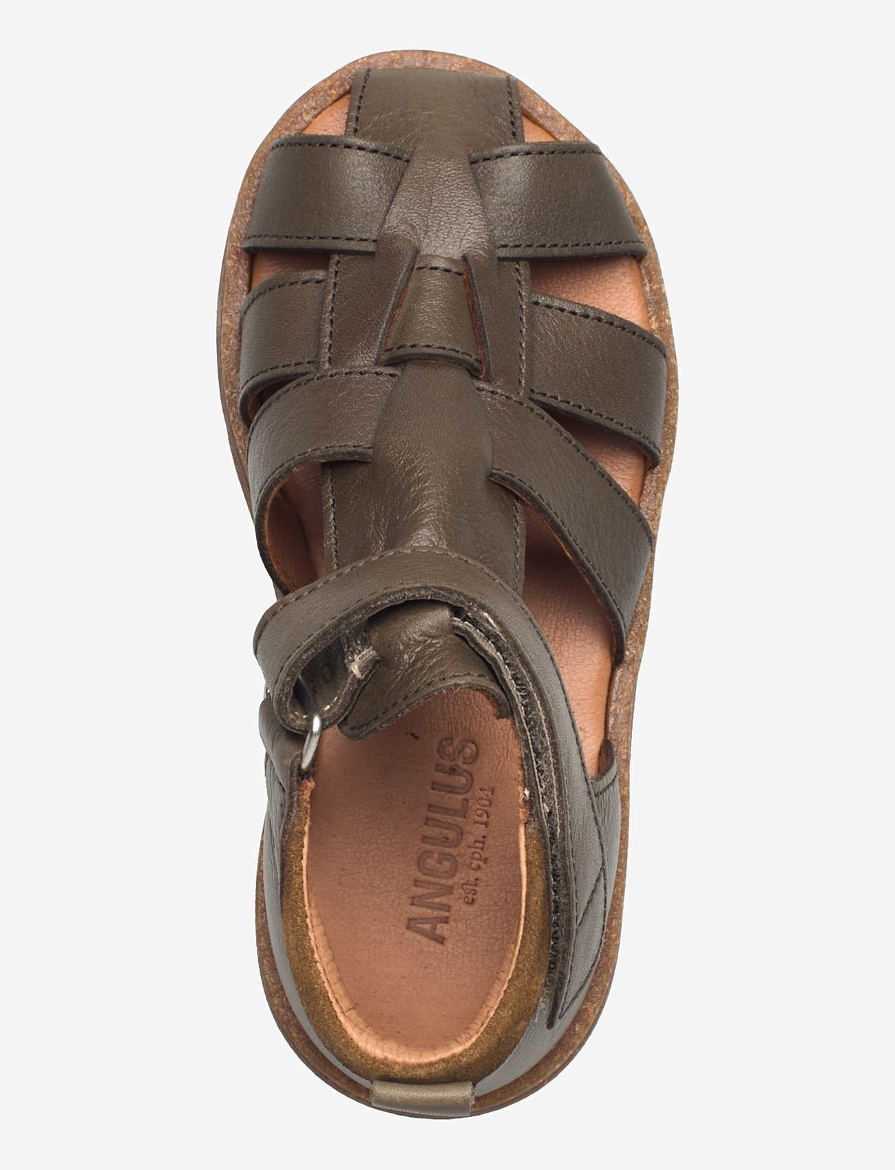 ANGULUS - Sandals - flat  - closed toe - skor - 3207/2209 forrest/mustard - 3