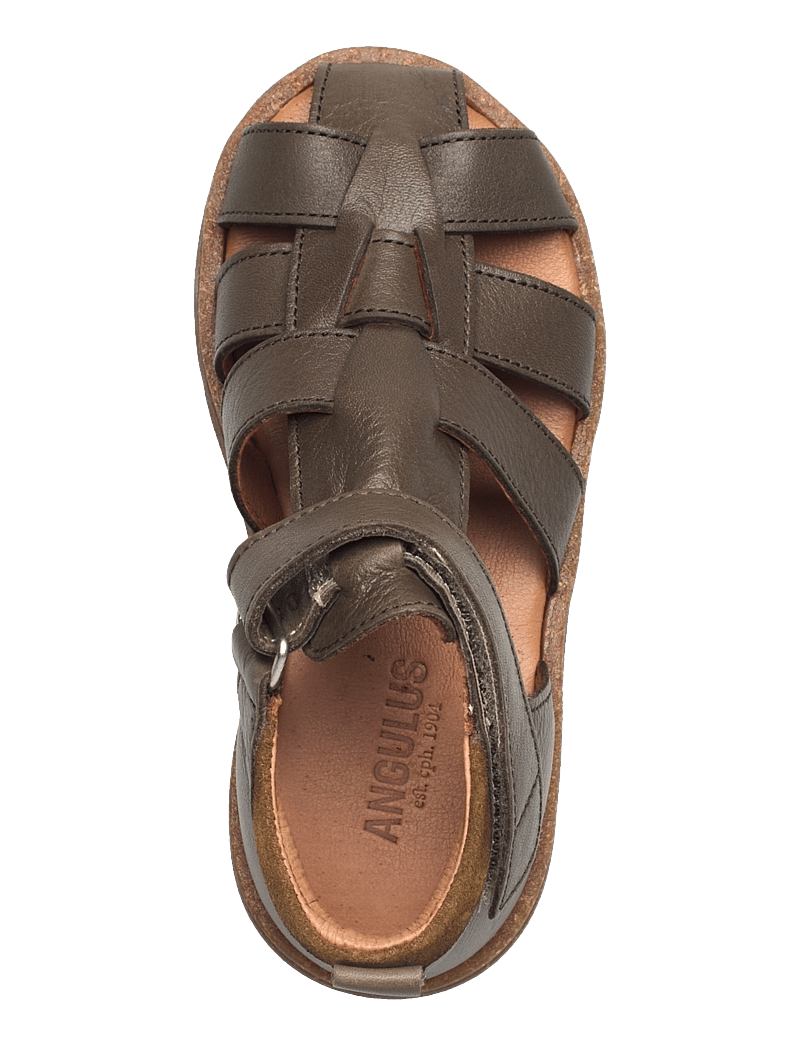 ANGULUS - Sandals - flat - closed toe - skor - 3207/2209 forrest/mustard - 3