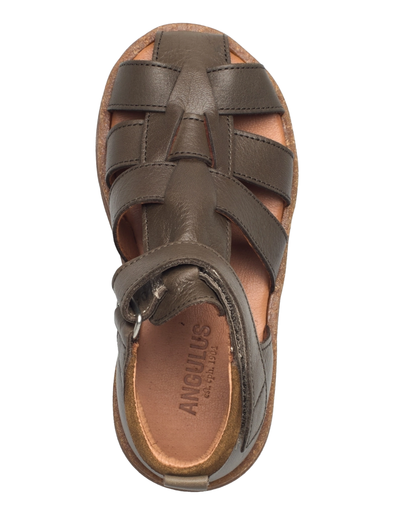 ANGULUS - Sandals - flat - closed toe - skor - 3207/2209 forrest/mustard - 3