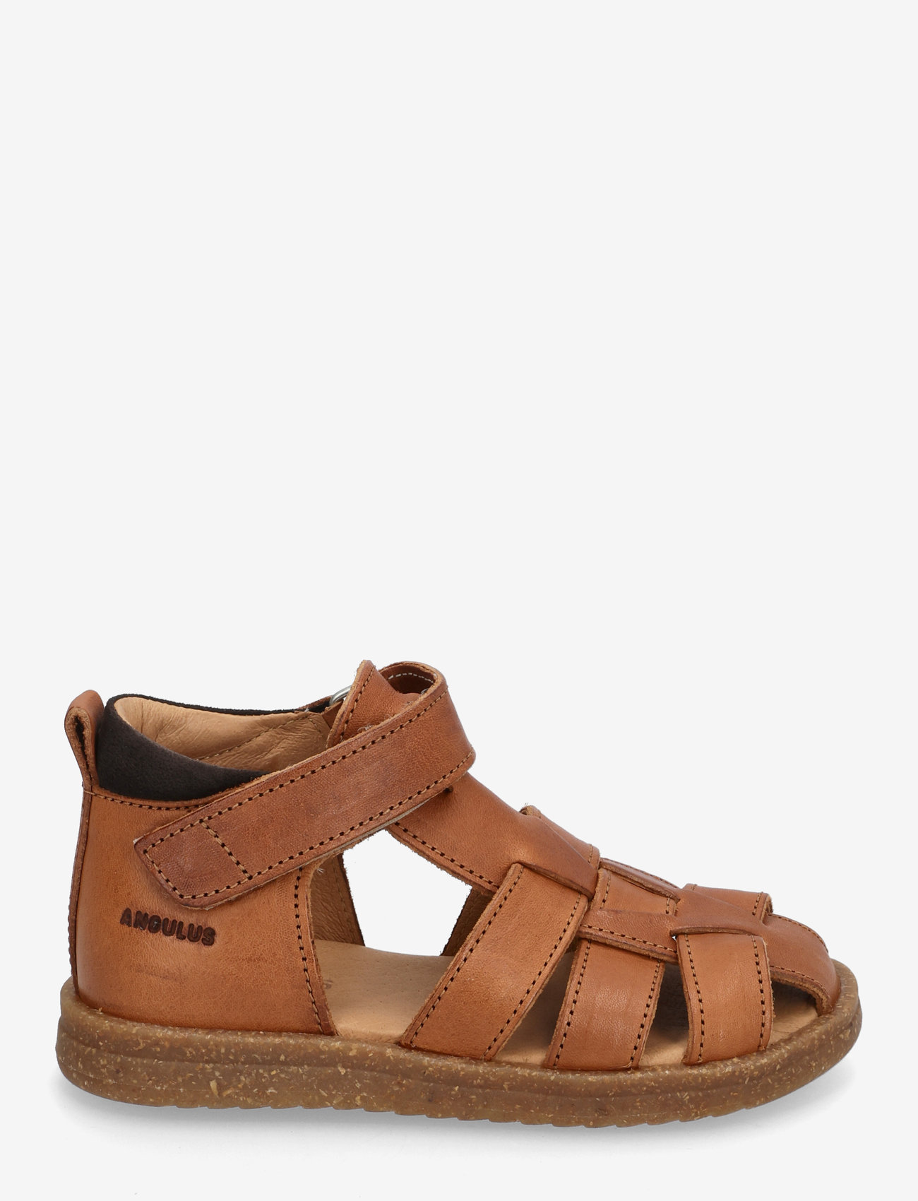 ANGULUS - Sandals - flat  - closed toe - shoes - 1545/1779 cognac/dark brown - 2