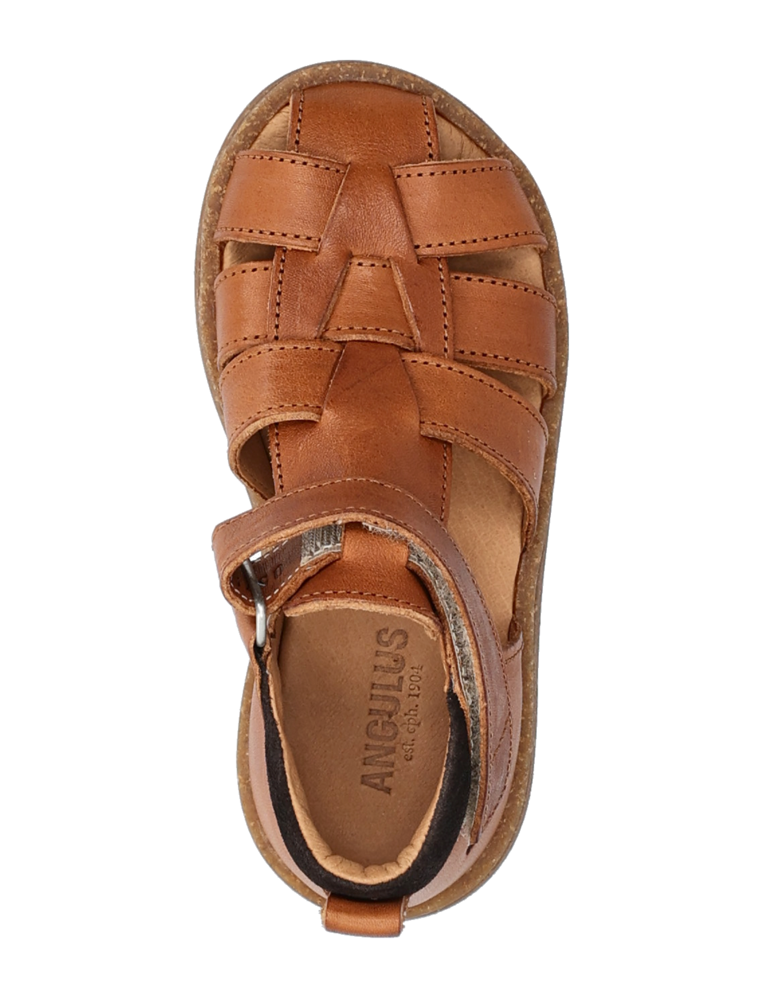 ANGULUS - Sandals - flat  - closed toe - schuhe - 1545/1779 cognac/dark brown - 4