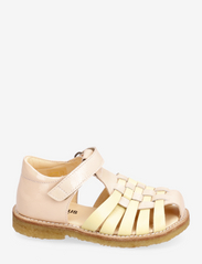 ANGULUS - Sandals - flat - closed toe - - summer savings - 1304/1320 peach/l.yellow - 1