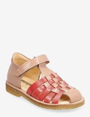 ANGULUS - Sandals - flat - closed toe - - gode sommertilbud - 1305/1318 d. peach/coral - 0