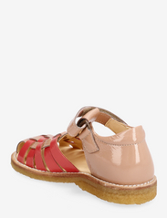 ANGULUS - Sandals - flat - closed toe - - gode sommertilbud - 1305/1318 d. peach/coral - 2