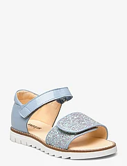 ANGULUS - Sandals - flat - sommerschnäppchen - 1331/2697 l. blue/mint glitter - 0