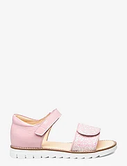ANGULUS - Sandals - flat - sandaler - 1304/2698 peach/ rosa glitter - 1