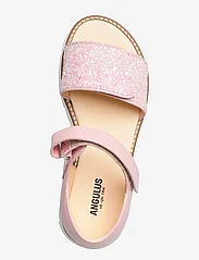 ANGULUS - Sandals - flat - kesälöytöjä - 1304/2698 peach/ rosa glitter - 3