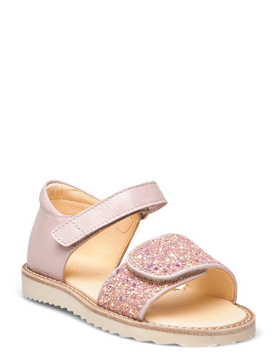 ANGULUS - Sandals - flat - des sandales - 2704/2750 pale rose/rose glitt - 0