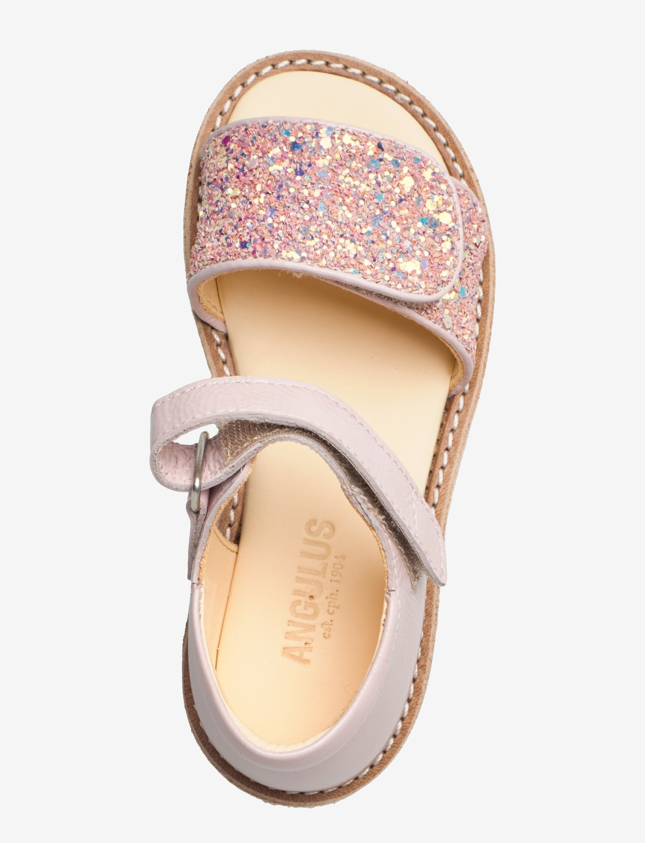 ANGULUS - Sandals - flat - birthday gifts - 2704/2750 pale rose/rose glitt - 3